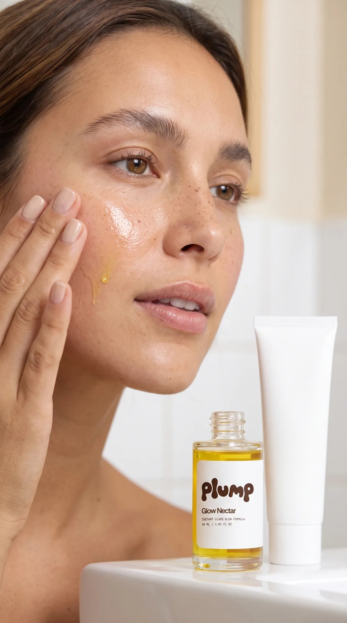 3 · Rub in, then SPF
