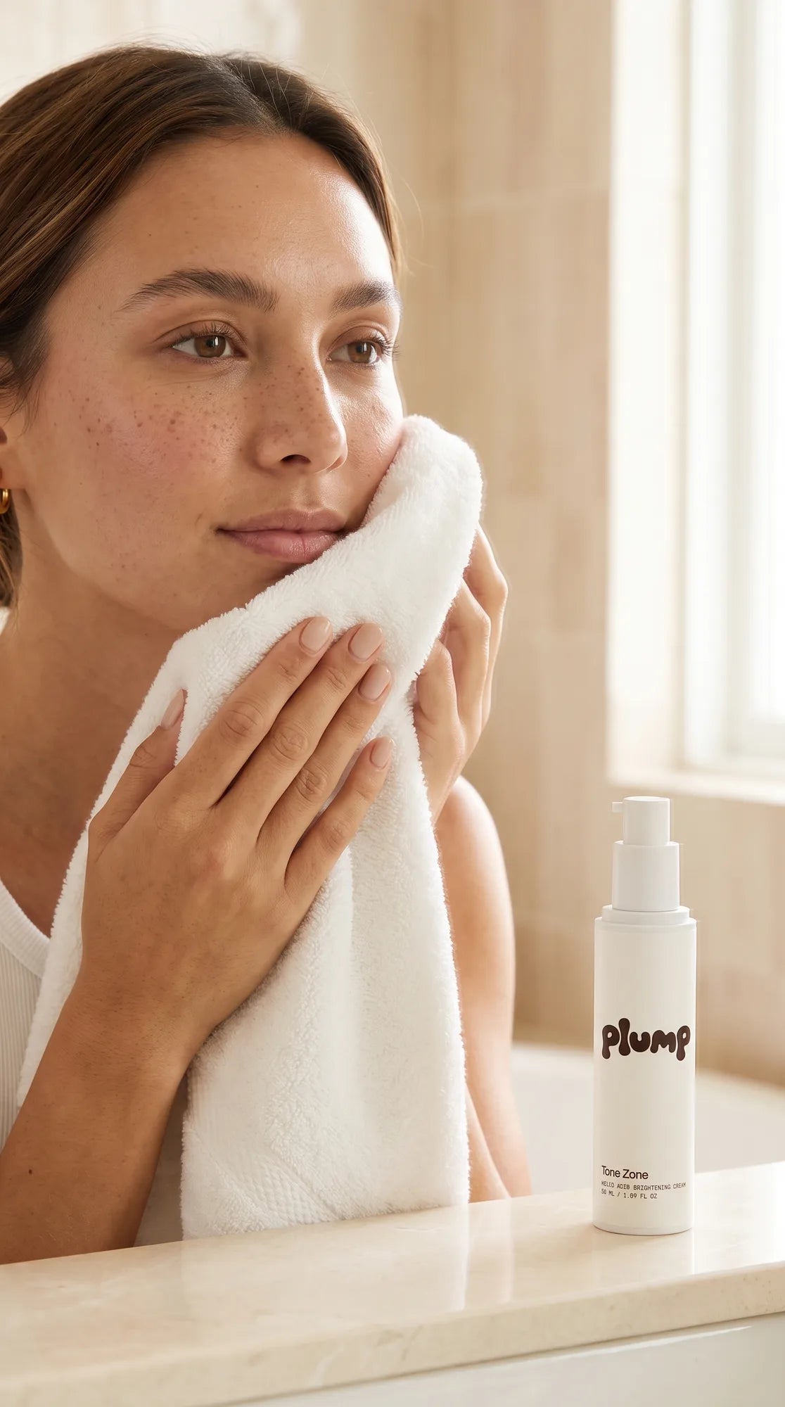 1 · Clean, dry skin